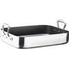 GSW 860949 - Alutherm Gastro Traditionell Alutherm- - Rostiera Altezza con Stelo estremità Manici 35 x 27 cm/Circa 6,5 Litri, Alluminio, Argento/Nero, 40 x 27,5 x 13,3 cm