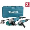 Makita Set Smerigliatrice Angolare 230mm + 125mm MAKITA Kit Valigetta Promo DK0053GX1