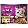 Whiskas Pure Delight Cat Busta Multipack 4x85G POLLO E SALMONE