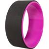 Fitvids Ruota per yoga per stretching, supporto comodo per posizioni yoga e backbends, rosa