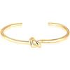 Elli Bracciale da donna con nodo blogger Trend in argento sterling 925, 16 cm, Sfaccettatura, cristallo