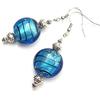 ThurColas Orecchini con perle in vetro stile chic boho acciaio inox fatti a mano in Francia