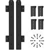 FRMSAET Guide per cassetti da 355 mm Guide di estensione da 3/4 Underdesk Tastiera Scorrevole Armadio Mobili Cassetto Accessori hardware. (Nero)