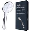 Dothnix Soffione Doccia alta Pressione, Doccia Soffione Universale, Doccia SoffioneRrisparmio Idricoper Bagno e Spa Bianco, Cromato
