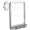 MIRRORVANA Specchio doccia antiappannamento con ventosa potente e porta rasoio, infrangibile da parete per bagno e rasatura, 20 cm x 18 cm
