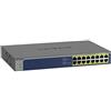 Netgear Switch PoE 16 porte Gigabit Ethernet Unmanaged (GS516PP) - con 16 PoE a 260 W, montaggio desktop/su rack e assistenza a vita ProSAFE