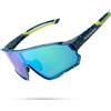 ROCKBROS Occhiali Ciclismo da Sole Polarizzati, Occhiali UV 400 Sportivi per Bici MTB, PC Lenti Polarizzate, Uomo Donna, Ultraleggeri