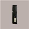 LUCGEL SRL 20 Pz Scatola Astuccio Porta 1 Bottiglia 750 ml Olio Vino Cartoncino Nero grafica effetto pelle con Finestra 90x90H370mm