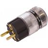 Dynavox - Spina Schuko Hi-Fi con contatti placcati oro