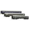 Roco 64033 Set 2 "Riviera Express" 2a cl livrea verde, cuccetta blu, mista 1a/2a