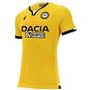 Macron Udinese Calcio 1896 UDI M20 Maglia Gara Third Ufficiale Mm SR, Udinese Calcio 2020/21 Uomo, Giallo, XL