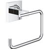 GROHE QUICKFIX Start Cube, Porta carta igienica, Installazione a vite o con colla, Cromo, 40978000
