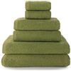Top Towel - Combo - Asciugamani grandi - Asciugamani da bagno - 2 asciugamani viso o bidet + 2 asciugamani o lavandino + 2 teli doccia - 100% cotone - Foglio