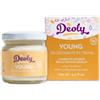 Derma Viridis Deoly Young Plastic Free Deodorante in crema per sudori acidi a lunga durata 100 ml Deodorante solido naturale