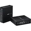 VENOEN W 11 Pro Mini PC senza ventole Celeron J6412 12a generazione, 8GB RAM SSD 128GB, Dual HD, DP, tre display, 2x DB9 COM, Dual RJ45 Lan, USB, Dual Band Wifi, BT4.2, Piccolo computer, Auto Power On