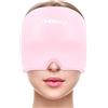 I-THERA-U Ghiaccio Gel Riutilizzabile, Emicrania e Cappello di Sollievo Emicrania, Terapia del Freddo, Cappello Mal di Testa, Cappello Emicrania Lab, Neurocuffia Emicranialab per Occhi Gonfi Emicrania