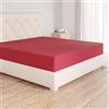 Amazon Basics Lenzuolo con angoli Matrimoniale, 180 x 200 x 30 cm, in 100% Microfibra con altezza da 30cm, Bordeaux