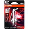 OSRAM NIGHT BREAKER UNLIMITED H7 Lampada alogena per proiettori 64210NBU-01B 110% in più di luce, 20% più bianca - Blister singolo