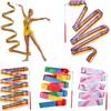 Suitedget 3PCS Nastro Ritmica Danza Nastri Ginnastica Ritmica