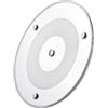 Obeaming Plafoniera a LED da 12V 185mm 9W 720lm 3000K dimmerabile, con interruttore touch a luce blu montaggio superficiale 24V CC