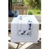 VERVACO Kit Punto Croce Prestampato Centrotavola Gatti ALLEGRI Biancheria da Tavola Set Fai da Te Creativo 40 x 100 cm Kit Hobby Creativi Adulti Casa Decor Cross Stitch Runner