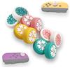 MatoSan® 10 Cute Flower Joystick Caps Accessori per Nintendo Switch e Lite | Tappi di presa per il polso Impugnature in silicone analogiche di ricambio accessori di protezione Joy-con