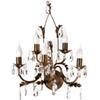 Onli Applique 5 luci teresa bronzo, e14