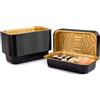 CONTITAL AS221112 Eclipse oro/nero vaschetta 2-3 porzioni mm 232x144x47h 50 pezzi