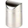 APS Mini pattumiera da tavolo Ø cm 12x17 acciaio inox 1,2 litri