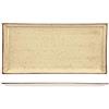 LIONESS Justcolor Cream piatto rettangolare cm 31x13,7 (minimo 4 pezzi)
