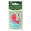 clover Marcatori per Punto a Chiusura Rapida (Medio), Rosa/Blu, 13 x 6,5 x 0,5 cm