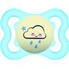 MAM Supreme Night Ciuccio Luminoso in Silicone, con Custodia Porta Succhietto, 2-6 Mesi, Azzurro