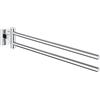 GROHE QUICKFIX Start Cube, Porta asciugamani doppio, Installazione a vite, Cromo, 40976000