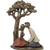 DRW Figura di una coppia sotto un albero di resina 26x14x33cm