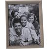DRW Set di 2 portafoto per foto da 15 x 20 cm in legno dm e carta naturale 17,4 x 22,4 x 3 cm