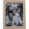 DRW Set di 2 portafoto per fotografia da 15 x 20 cm in legno dm e carta naturale 18,6 x 23,6 x 1,5 cm