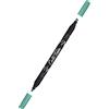 Online Calli.Twin Pen con doppia punta turchese, doppio contorno e calligrafia, penna per lettering a mano, penne colorate per calligrafia, acquerello