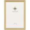 Lawrence 11457 Cornice portafoto in ottone anticato 12,7 x 17,8 cm, modello con bordo perlinato