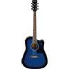 IBANEZ PF15ECE-TBS CHITARRA ACUSTICA ELETTRIFICATA BLU