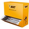 Penne Bic Nere Cristal Medie Medium original Punta da 1 mm Box da 100