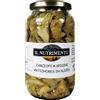 Il Nutrimento Carciofi Biologici a Spicchi Saporiti - Confezione da 1 Kg, Peso Sgocciolato 600g - Prodotto BIO Certificato
