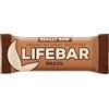 LifeFood Barretta alle noci brasiliane 47 g BIO senza glutine