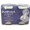 BioBruni Yogurt magro da latte di capra ai mirtilli 2x125 g BIO