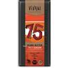 Vivani Cioccolato fondente 75% dolcificato con zucchero di fiore di cocco 80 g BIO
