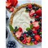 Vegglove Tortino lampone e mirtillo 110 g BIO senza glutine