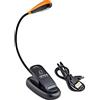 Ortega Guitars OML-S Lampada per Leggio A Stelo Singolo, Usb Ricaricabile