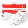 Phomemo 3 Rotoli Di Etichette Phomemo M120/M110, Carta Termica Per Etichette Per Stampanti Phomemo M120/M110/M200/M220/M221/M100/M108, Carta Termica Bianca Per Codici A Barre, Indirizzi, Prezzi