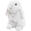 Uni-Toys - Coniglietto bianco - 19 cm (altezza) - Coniglio, animali della foresta - Peluche