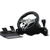 Xtreme Videogames Volante e pedaliera simulatore guida PLAYSTATION 4 Hurricane+ Wheel Ps4 Black 90428