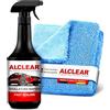ALCLEAR International 71100SV Cera per Auto a Presa Rapida, 1 litro, con Panno in Microfibra per Auto, per la Pulizia e la Cura di Auto, Moto e Bici